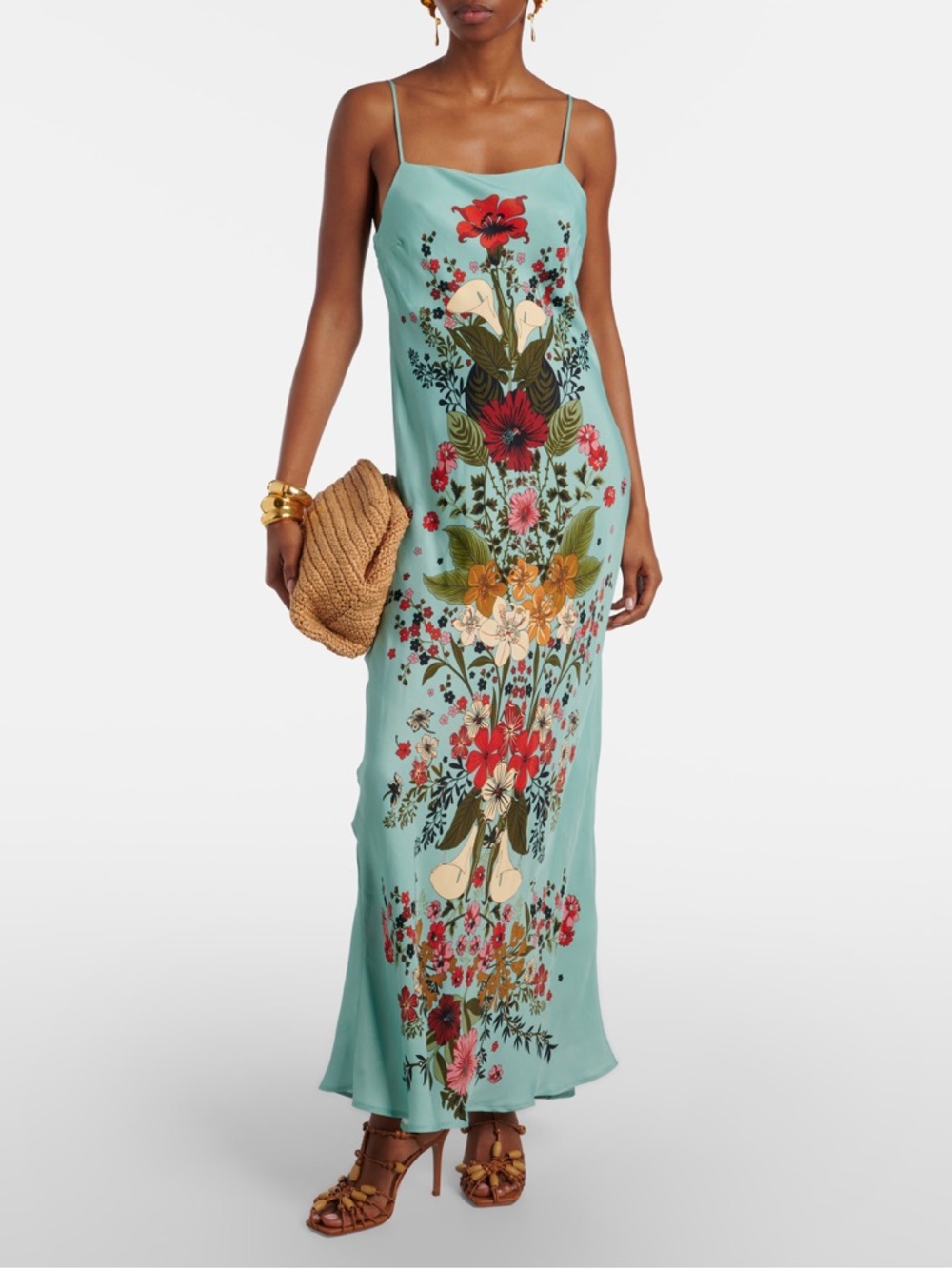 Farm Rio Floral slip dress - Picture 3 of 9